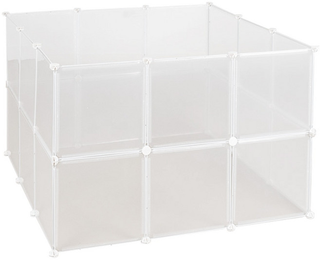 딩동펫 반려동물 울타리, 투명, 24개