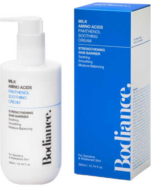 바디언스 밀크 아미노산 판테놀 수딩 바디로션, 300ml, 1개
