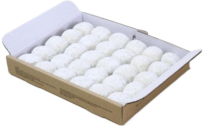 고향의맛 옛날 찹쌀떡 (대용량 벌크포장) / 당고 백일떡 모찌떡 수능 떡, 30개, 60g