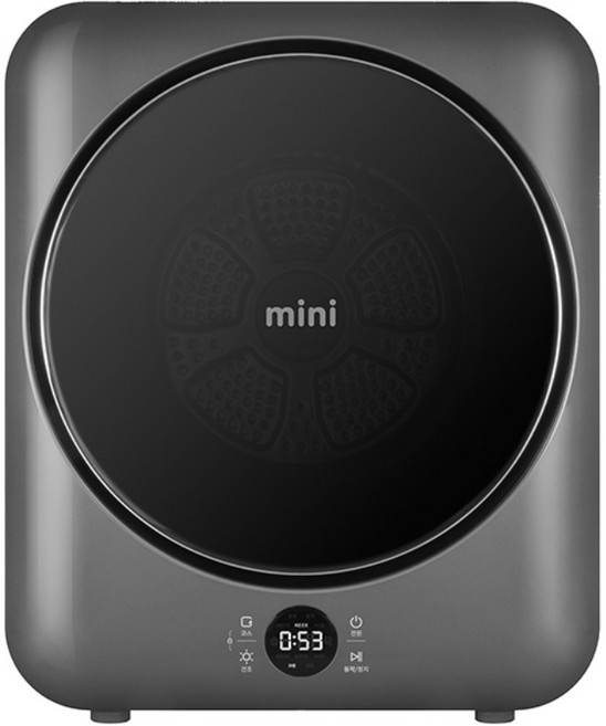 위니아 mini 미니 건조기 3kg 터치 실버 UV 반영구필터 아기옷 WWR03SGDV(A)