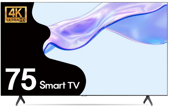 삼성 75인치 189cm 크리스탈 슬림베젤 UHD 4K LED 스마트 TV OTT 사용가능 75TU7000, 방문설치, 스탠드형, 75인치 / 189cm