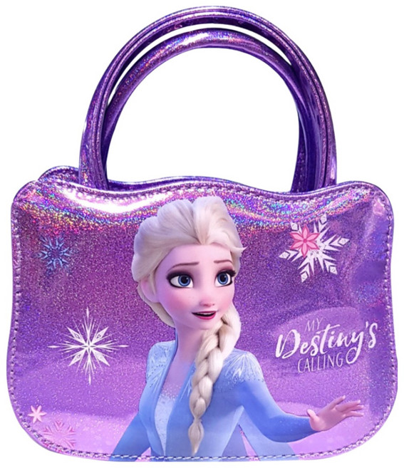 겨울왕국 엘사 가방 눈꽃 여아크로스백 퍼플가방