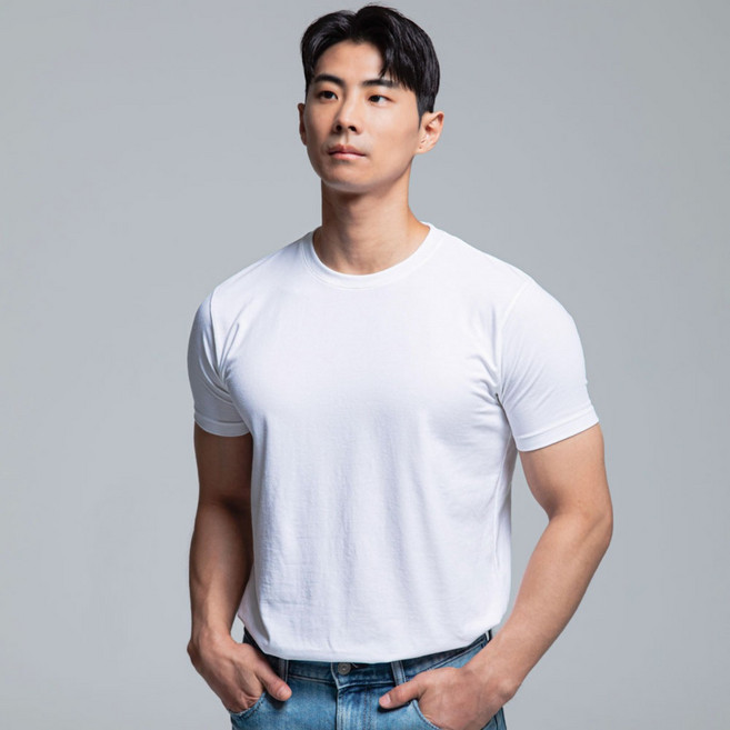 해결사 하이브리드 머슬핏 반팔 티셔츠