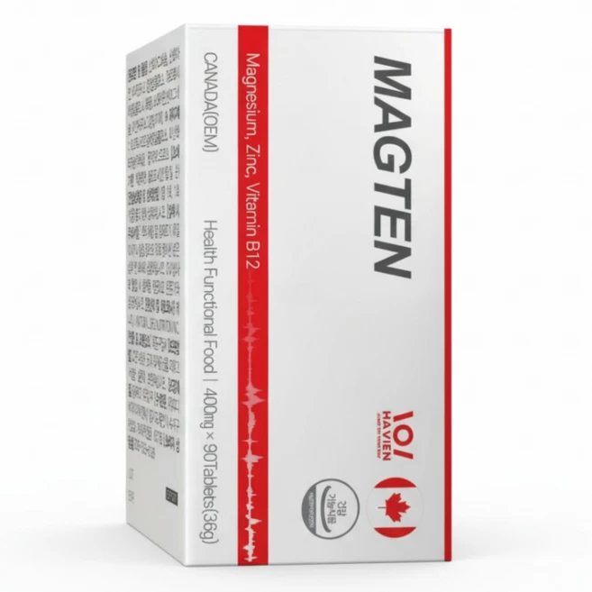 마그텐 Mag-10 아연 마그네슘 비타민B12 좋은 영양제, 1박스, 90정 - 쿠팡