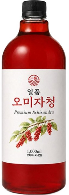 오미자청 오미자원액 일품오미자청, 1개, 1개입, 1000L