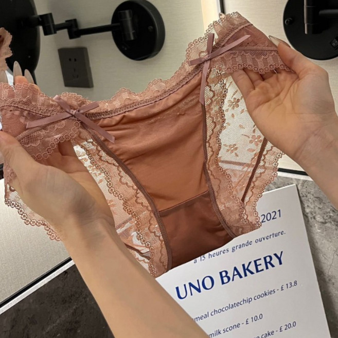 여성 레이스 팬티 섹시삼각팬티 편한망사팬티 속옷