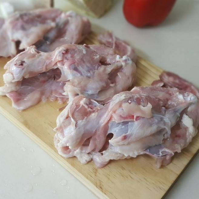 강아지 닭뼈 애견간식 대형견용 육수용 닭고기 몸통뼈 4.6kg(1.2kg x 4팩), 4개