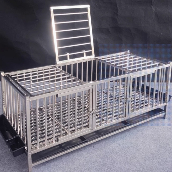 네스토라 튼튼한 닭장 스테인레스 토끼 오리 동물 미니 닭 집 정원 병아리 놀이터 메추리 거위 울타리, 1개