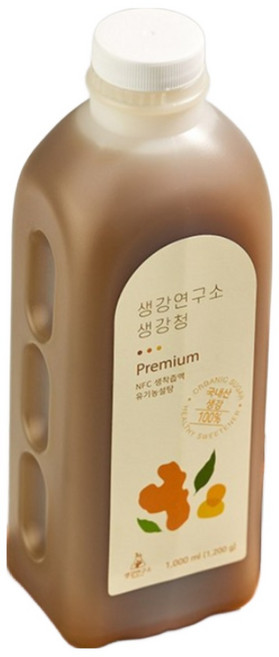 생강연구소 생강청 수제 생강차 1.2kg 4개