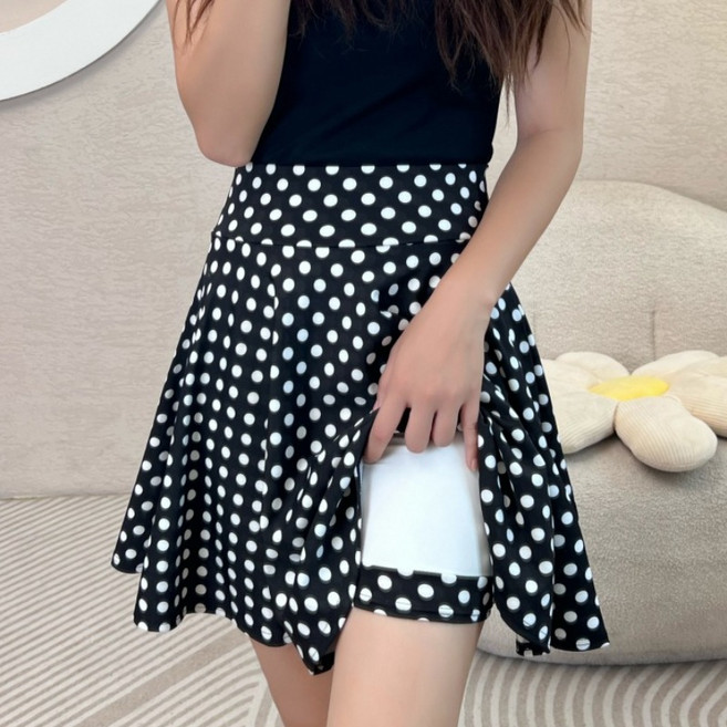 치마 바지 레깅스 댄스슬립 퀄업 스커트 라틴라인 SH1096