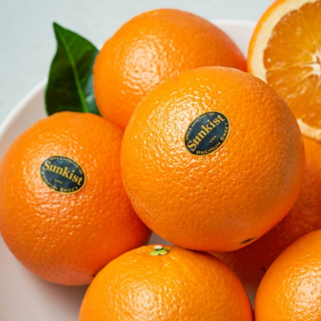 Sunkist 썬키스트 고당도 블랙라벨 네이블 오렌지, 1개, 17kg(중/88개입)