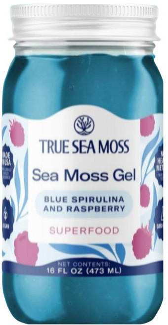 트루씨모스 씨 모스 젤 - 블루 스피룰리나 씨 모스 젤 473ml - 미국산 - 아이리쉬 씨 모스 젤, 473g, 1개