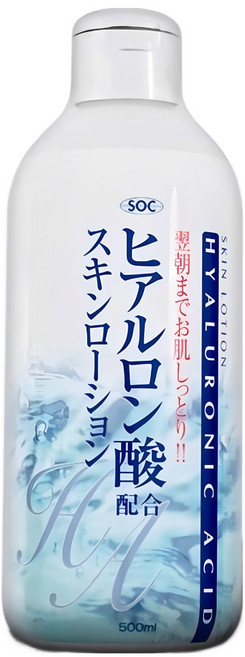 일본산 히알루론산 모이스춰 스킨 로션 보습 피부진정 히아루론산 대용량 토너 500ml, 1개