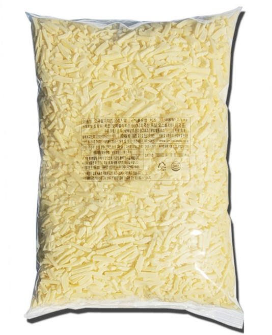 모짜렐라치즈 오리지날 2.5kg 자연치즈 피자치즈, 1개