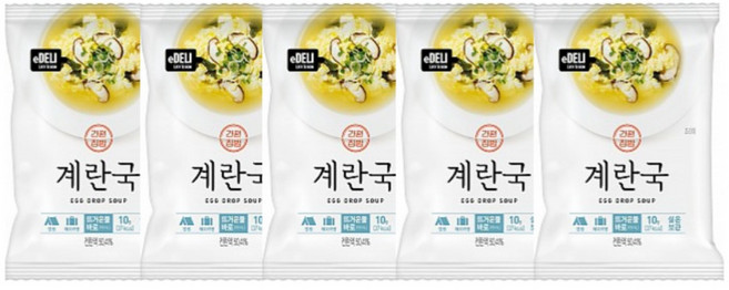 이델리 동림푸드 동결건조 계란국, 10개, 10g