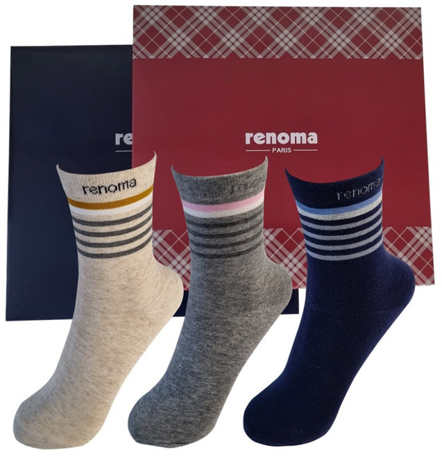 1+1 설명절 레노마 양말선물세트 답례품 선물용 정장 양말세트 4종