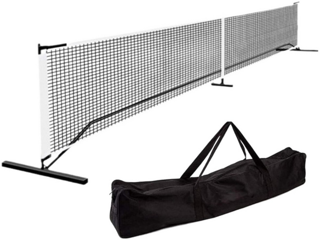 휴대용 스포츠 족구 피클볼 테니스 스탠드 다용도 네트, 화이트, 1개