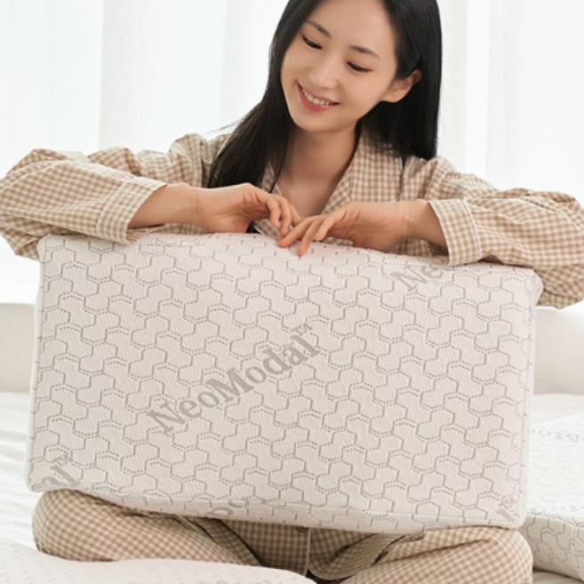 자암 NEW 내일베개 프리미엄 천연 라텍스 낮은 경추베개, 내일베개 (커버포함), 1개