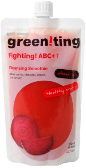 그리니팅 클렌즈 파이토 abc 그린 스무디 유기농 [원산지:상세설명에 표시], abc 레드, 10개, 200ml