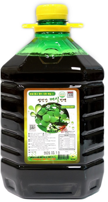 섬진강 매실진액 매실원액 매실청, 1개, 5.3kg