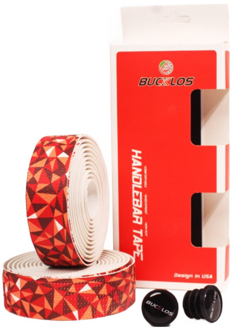 워너엠 로드 자전거 투톤 삼색 그라데이션 핸들 바테이프, 1개, 삼색_화이트x레드