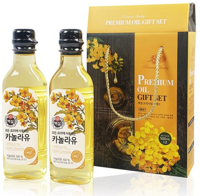 백설 프리미엄 카놀라유 선물세트, 10세트, 1L