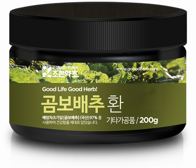 조은약초 프리미엄 곰보배추환, 1개, 200g