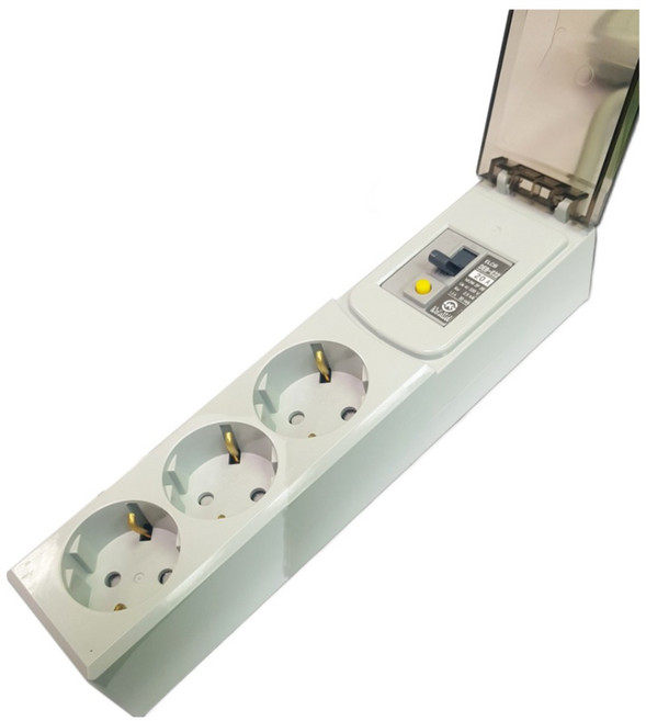 루넥스 고용량 멀티탭 누전 차단용 3구 SHM-JNCDG-16A3, 2m, 루넥스 고용량멀티탭 3구 누전차단용 2M, 1개