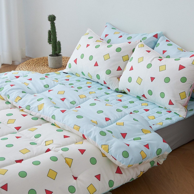 코코베딩 먼지없는 알러지케어 짱구 양면이불 짱구는못말려 기능성 정품