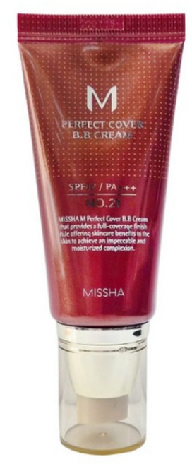 미샤 M 퍼펙트 커버 비비 크림 SPF42 PA+++ 50ml, 21호 화사한 베이지, 1개