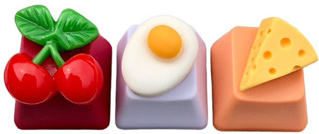 포인트 키캡 esc 체치계, 체리,치즈,계란(3p), 삼총사