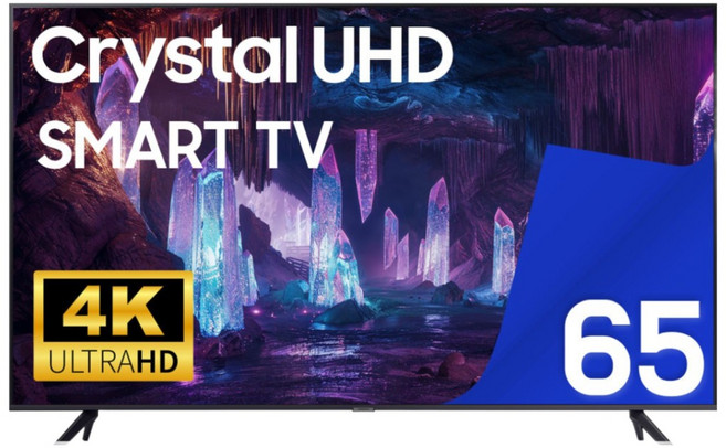 삼성전자 23년형 65인치 165cm(65) 크리스탈 4K UHD 스마트 TV UN65CU7000, 65CU7000, 방문설치, 벽걸이형, 165cm(65인치)