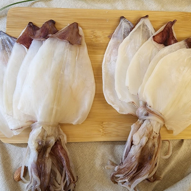 [웅이네] 한치 1kg 반건조 우유빛 부드러운 AAA급 20미 30미 40미 영업집 대용량, 30미 (1kg), 1개