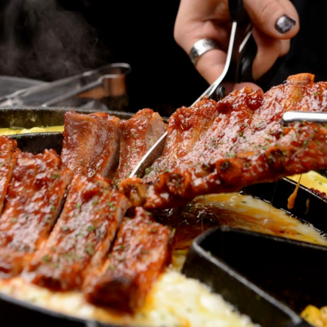 [신선온] 국내산 프리미엄 한돈 돼지 생 등갈비 쪽갈비 (냉장), 3kg, 1개