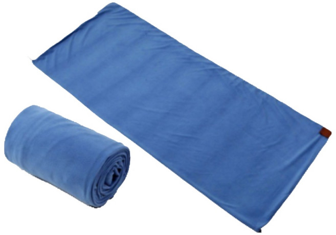 키넬 휴대용 침낭 초경량 캠핑 야외, 1세트, 블루