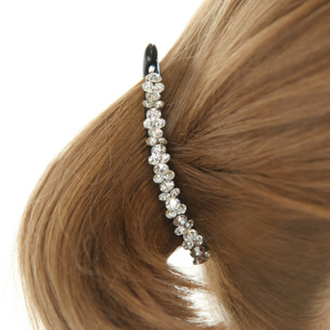 MISS21 티아로 스와로브스키 헤어핀 머리핀 바나나핀 (hp1659)