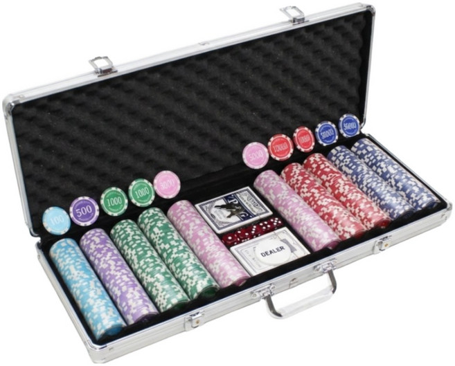 숫자 포커칩 300세트 카지노칩 세븐 카드 게임칩 보드게임칩, 숫자카지노500p, 1개