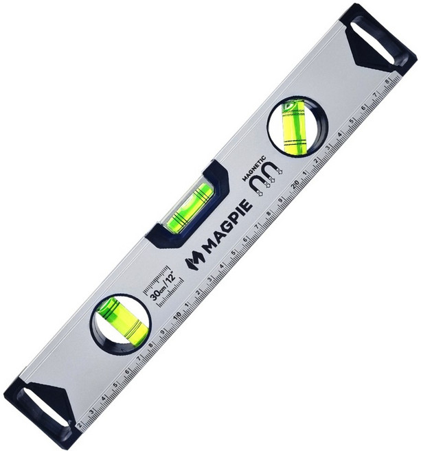 맥파이 자석 수평계 300mm, 1개