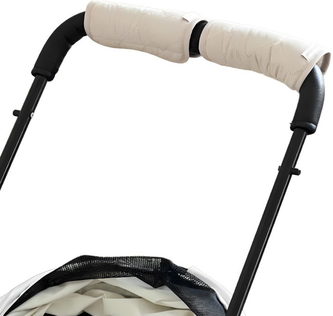 코지코너 소프트 강아지 유모차 핸들커버, 바이올렛, 1개