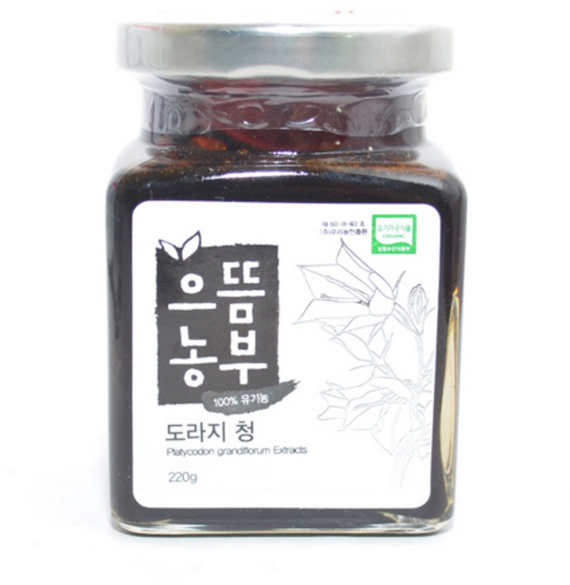 유기농 도라지청 220g, 1개