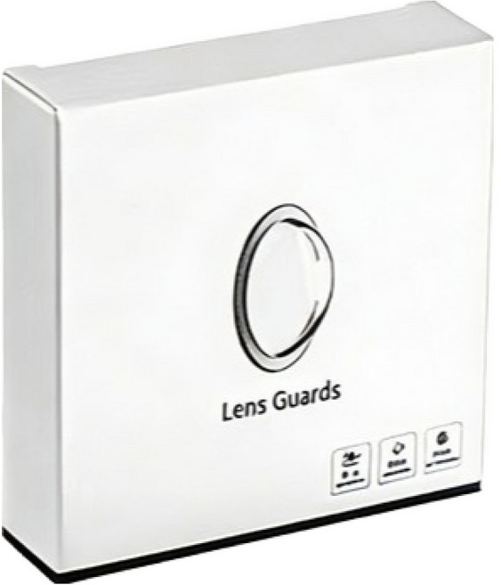 [전 차종에 적용] 후방카메라 빗물가리개 차량 카메라 렌즈 보호 커버 2개입, 카메라보호경 4개