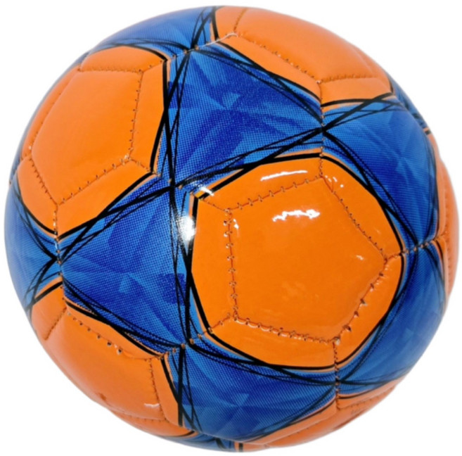 미니축구공 2호볼 샤크 스킬볼 어린이 아동 축구공 주니어 놀이공, 1개, 오렌지+블루