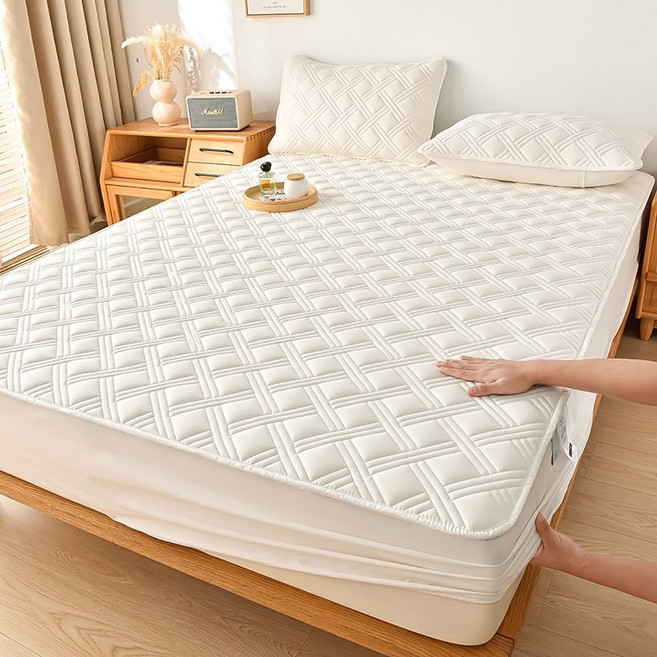 방수 누빔 매트리스먼지 방지커버 침대커버올인원매트리스커버