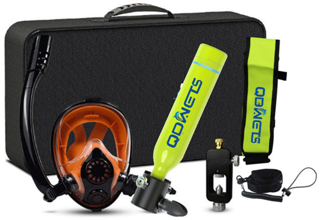 로로와형제들 스노쿨링 마스크 물안경 공기통 산소통 일체형 프리다이빙 장비 스노클 풀페이스, 그린