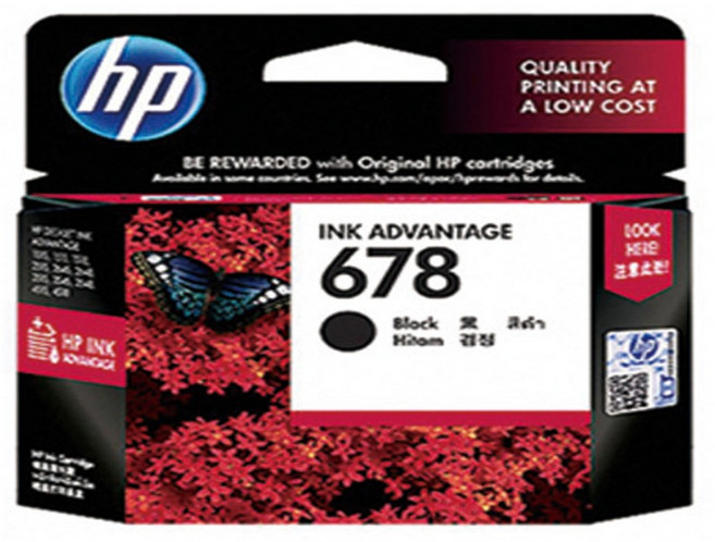 HP 678 정품잉크, 검정(CZ107AA), 1개