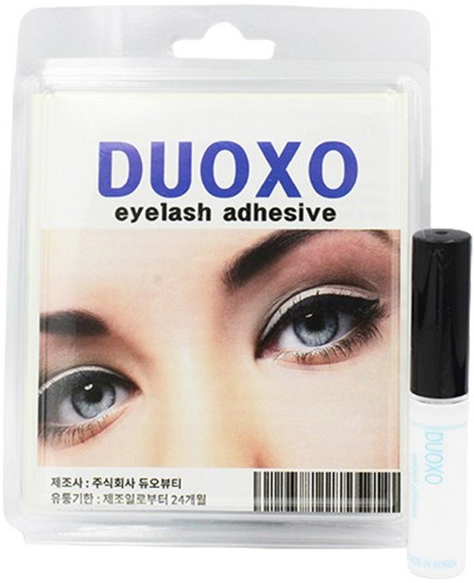 듀오엑스오 속눈썹접착제 속눈썹풀 글루 브러쉬형 5ml 제조원 (주)듀오뷰티, 1개, 클리어톤5ml