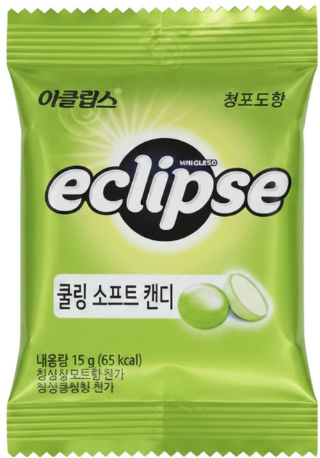 봉봉마켓 이클립스 소프트 청포도향, 15g, 20개