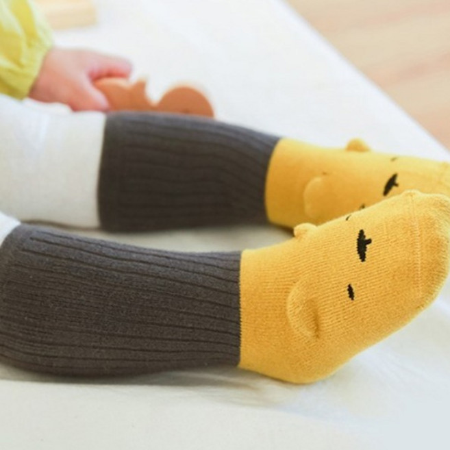 솜니움베베 에덴 겨울 여아 남아 동물 미끄럼방지 어린이집 양말