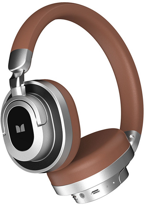 MONSTER귀걸이형 노이즈캔슬링 무선 블루투스 오픈형 골전도 디자인 HiFi고음질 최신 블루투스 5.4 내장 고화질 마이크, 커피색