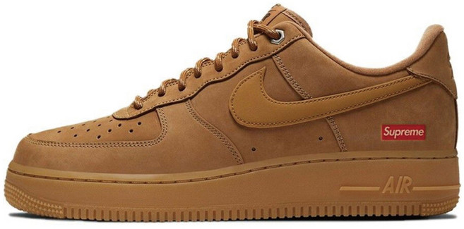 슈프림 된장 포스 에어포스 된장끈 나이키 갈색 브라운 우동끈 호환용 대체용 운동화끈